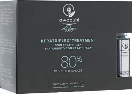 Set, Awapuhi Wild Ginger By Paul Mitchell, Keratriplex, Hair Treatment Lotion Mask, Anti-Breakage, 10 pcs, 10 ml - Feel You
