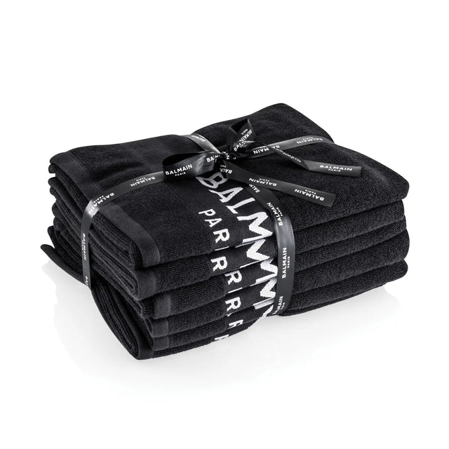 Set, Balmain, Black Bleach Proof Salon, Salon Textile Towel, 6 pcs - Feel You
