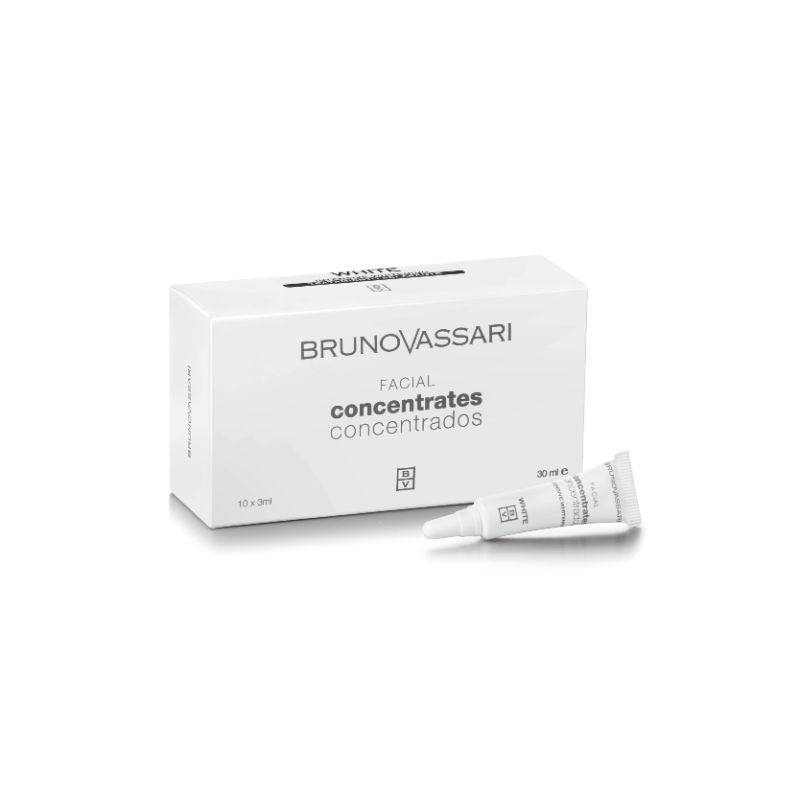Set, Bruno Vassari, White, Whitening, Concentrate, For Face, 10 pcs, 3 ml - Feel You