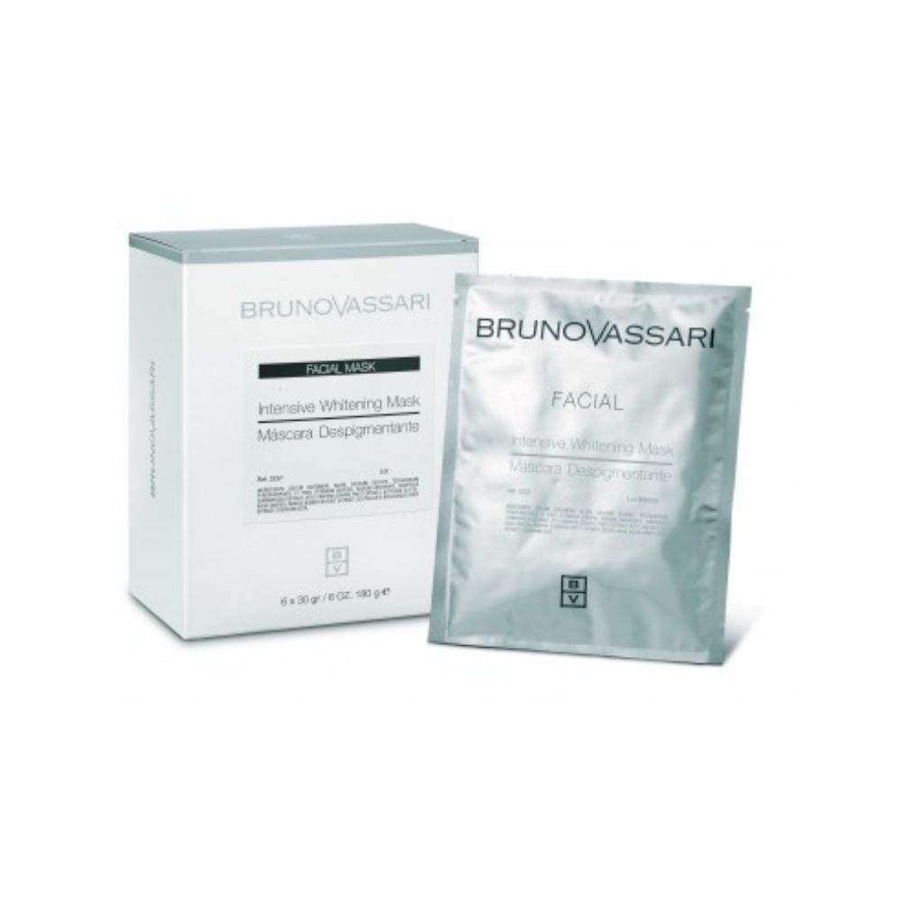 Set, Bruno Vassari, White, Whitening, Peel-Off Mask, Day & Night, For Face, 6 pcs, 30 g - Feel You