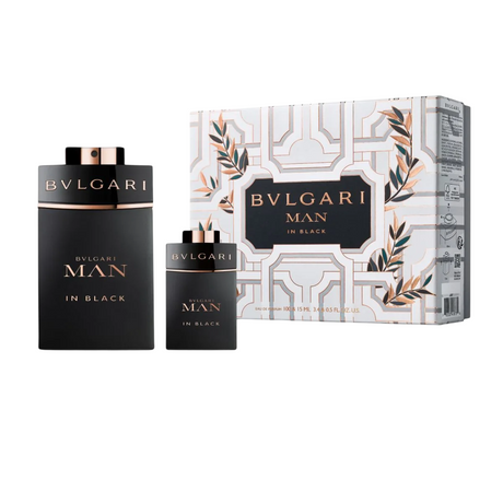 Set Bvlgari: Man In Black, Eau De Parfum, For Men, 100 ml + Man In Black, Eau De Parfum, For Men, 15 ml *Miniature - Feel You