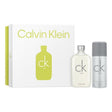 Set Calvin Klein: CK One, Eau De Toilette, Unisex, 100 ml + CK One, 24h Protection, Deodorant Spray, For Men, 150 ml - Feel You