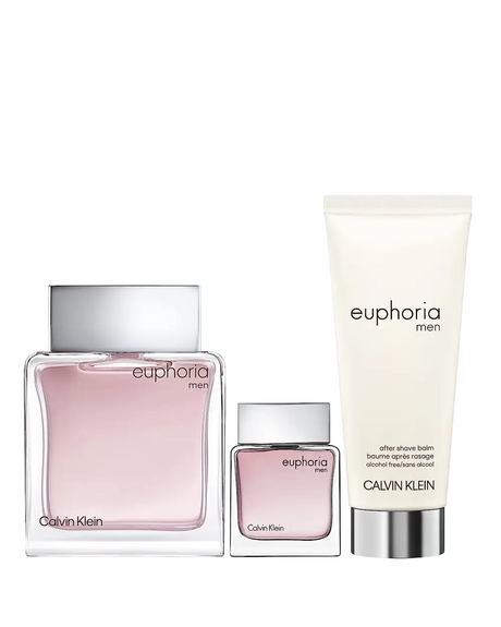 Set Calvin Klein: Euphoria, Eau De Toilette, For Men, 100 ml + Euphoria, Eau De Toilette, For Men, 15 ml *Miniature + Euphoria, After-Shave Balm, 100 ml - Feel You