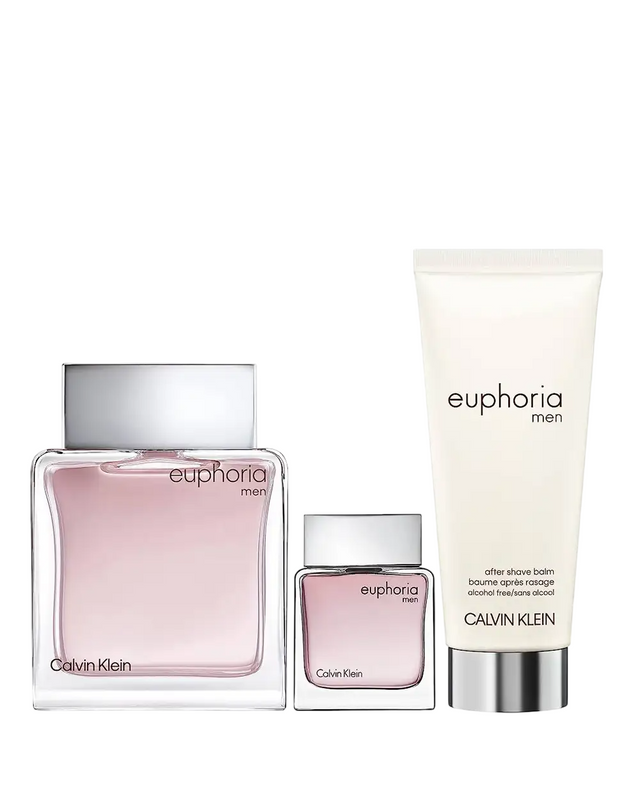 Set Calvin Klein: Euphoria, Eau De Toilette, For Men, 100 ml + Euphoria, Eau De Toilette, For Men, 15 ml *Miniature + Euphoria, After-Shave Balm, 100 ml - Feel You