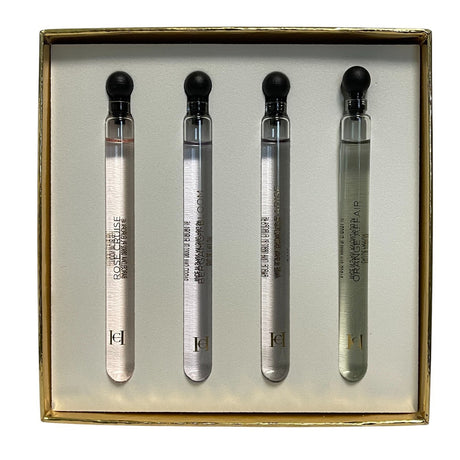 Set Carolina Herrera: Orange Affair, Eau De Parfum, For Women, 4 ml + Bergamot Bloom, Eau De Parfum, For Women, 4 ml + Vetiver Paradise, Eau De Parfum, For Women, 4 ml + Rose Cruise, Eau De Parfum, For Women, 4 ml - Feel You