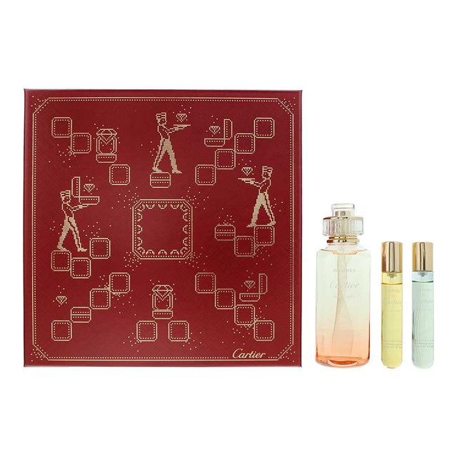 Set Cartier: Rivieres de Cartier Insouciance, Eau De Toilette, Unisex, 100 ml + Rivieres de Cartier Luxuriance, Eau De Toilette, Unisex, 10 ml + Allegresse, Eau De Toilette, Unisex, 10 ml - Feel You