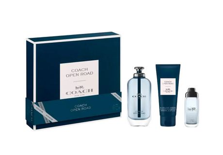 Set Coach: Open Road, Eau De Toilette, For Men, 100 ml + Open Road, Eau De Toilette, For Men, 15 ml + Open Road, Shower Gel, For All Skin Types, 100 ml - Feel You