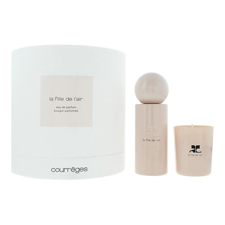 Set Courreges: La Fille De L'air, Eau De Parfum, For Women, 100 ml + La Fille De L'air, Scented Candle, 75 g - Feel You