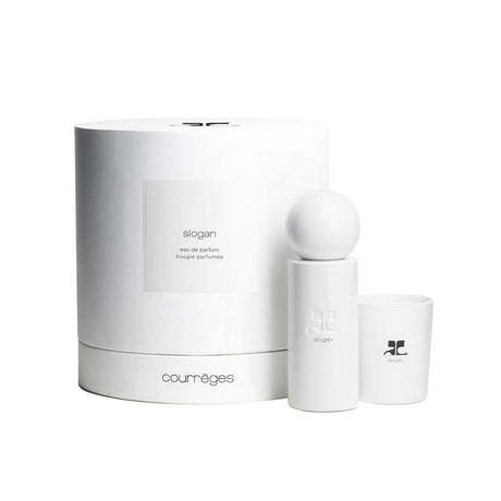 Set Courreges: Slogan, Eau De Parfum, Unisex, 100 ml + Slogan, Scented Candle, 75 g - Feel You