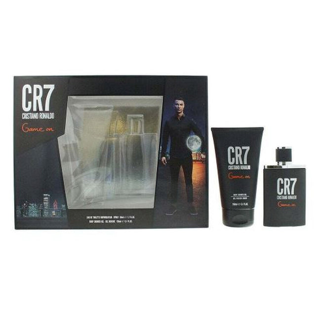 Set Cristiano Ronaldo: CR7 Game On, Eau De Toilette, For Men, 50 ml + CR7 Game On, Shower Gel, Body, 150 ml - Feel You