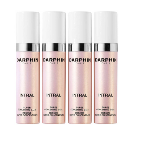 Set, Darphin, Intral - Rescue, Vitamin E, Soothe/Stabilize & Strengthen, Concentrate, For Face, 4 pcs, 7 ml - Feel You