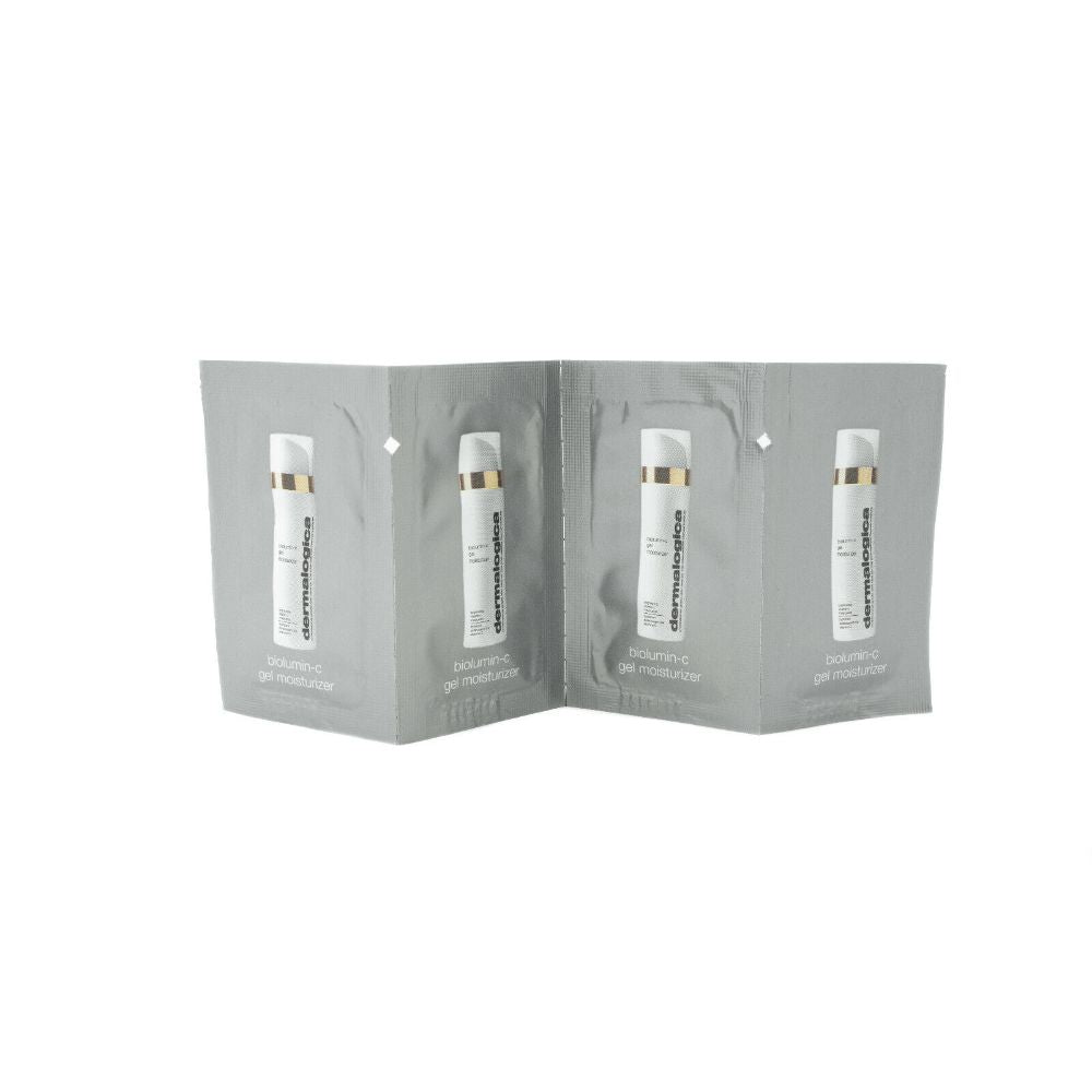 Set, Dermalogica, Biolumin-C, Glycolic Acid, Moisturizing, Gel, For Face, 4 pcs, *Sample - Feel You