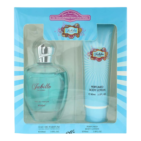 Set Designer French: Jubilee, Eau De Parfum, For Women, 100 ml + Jubilee, Hydrates, Body Lotion, 90 ml - Feel You