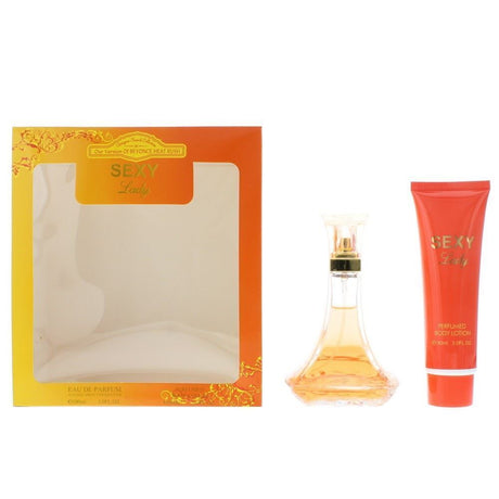 Set Designer French: Sexy Lady, Eau De Parfum, For Women, 100 ml + Sexy Lady, Hydrates, Body Lotion, 90 ml - Feel You