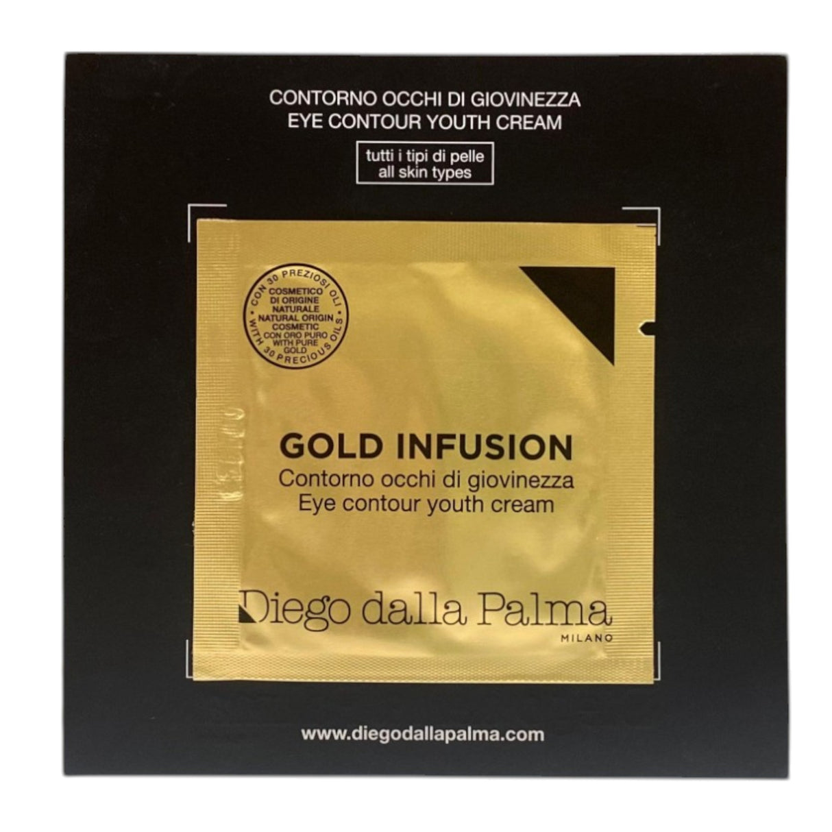 Set, Diego Dalla Palma, Gold Infusion, Revitalising, Eye Cream, 8 pcs, 2 ml *Sample - Feel You