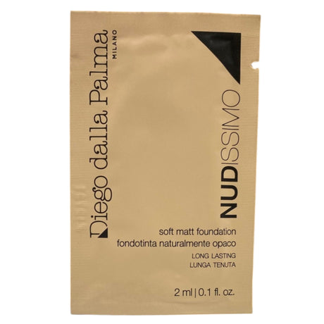 Set, Diego Dalla Palma, Nudissimo - Soft Matt, Oil-Free, Long Lasting, Liquid Foundation, 242N, Beige Chiaro Neutro, 12 pcs, 2 ml *Sample - Feel You