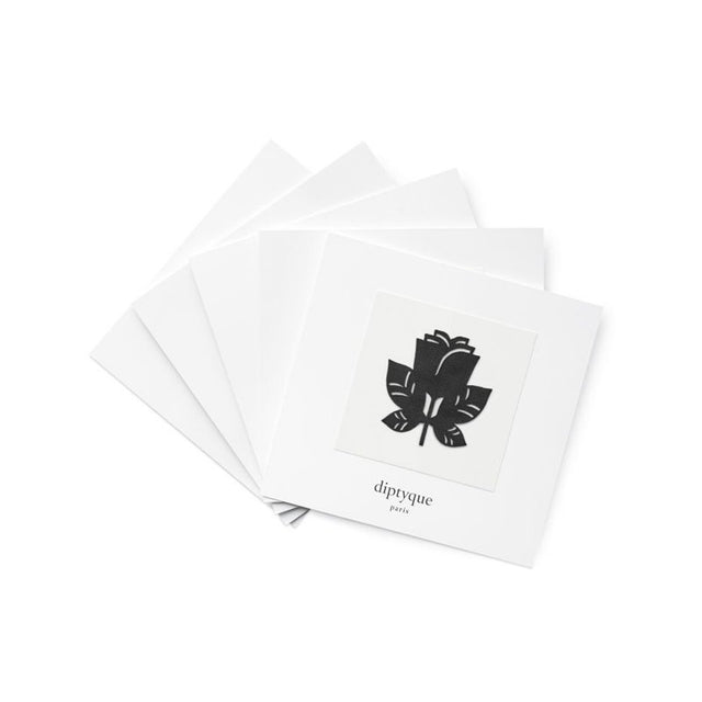 Set, Diptyque, Eau Rose - Patch De Parfum, Body Stickers, Perfumed, Floral, For Skin, Black, 5 pcs - Feel You