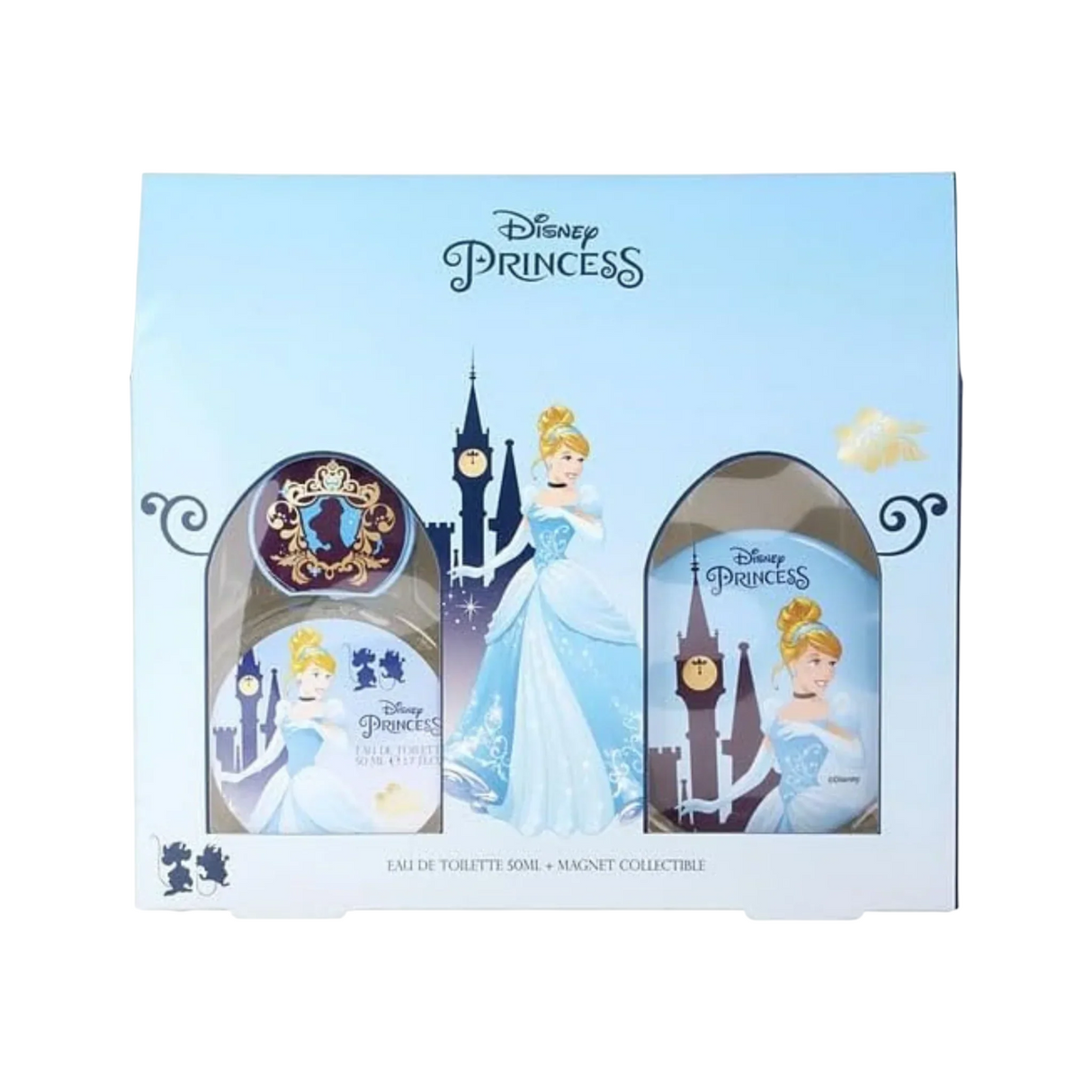 Set Disney: Cinderella, Eau De Toilette, For Girls, 50 ml + Cinderella, Collectible Magnet, For Girls - Feel You