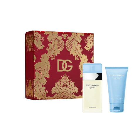 Set Dolce & Gabbana: Light Blue, Eau De Toilette, For Women, 50 ml + Light Blue, Body Lotion, 50 ml - Feel You