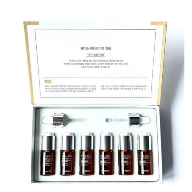 Set, Dr. Hedison, Vita Bright, Brightening, Ampoules Treatment Serum, Hyperpigmentation, For Face, Unisex, 6 pcs, 60 ml - Feel You
