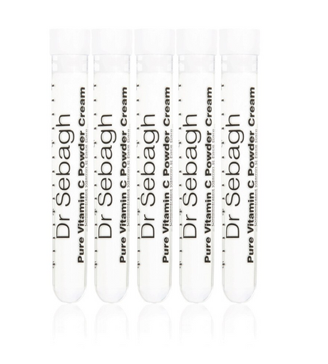 Set, Dr Sebagh, Pure Vitamin C Powder Cream, Revitalising, Cream, For Face, 5 pcs, 1.95 g - Feel You