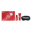 Set Dsquared 2: Red Wood, Eau De Toilette, For Women, 50 ml + Red Wood, Shower Gel & Shampoo 2-In-1, 50 ml + Dsquared, Sleep Mask, Black, Universal - Feel You