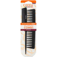 Set Duo, Cantu, Cantu, Styling, Hair Plastic Comb, Black, 2 pcs - Feel You