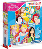 Set Duo, Clementoni, Supercolor, Disney Princess, Puzzle, For Girls, 3+ years, 2 x 20 pcs - Feel You