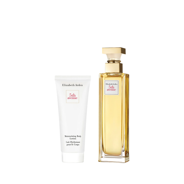 Set Elizabeth Arden: 5th Avenue, Eau De Parfum, For Women, 30 ml + 5th Avenue, Hydrating, Body Lotion, 50 ml - Feel You