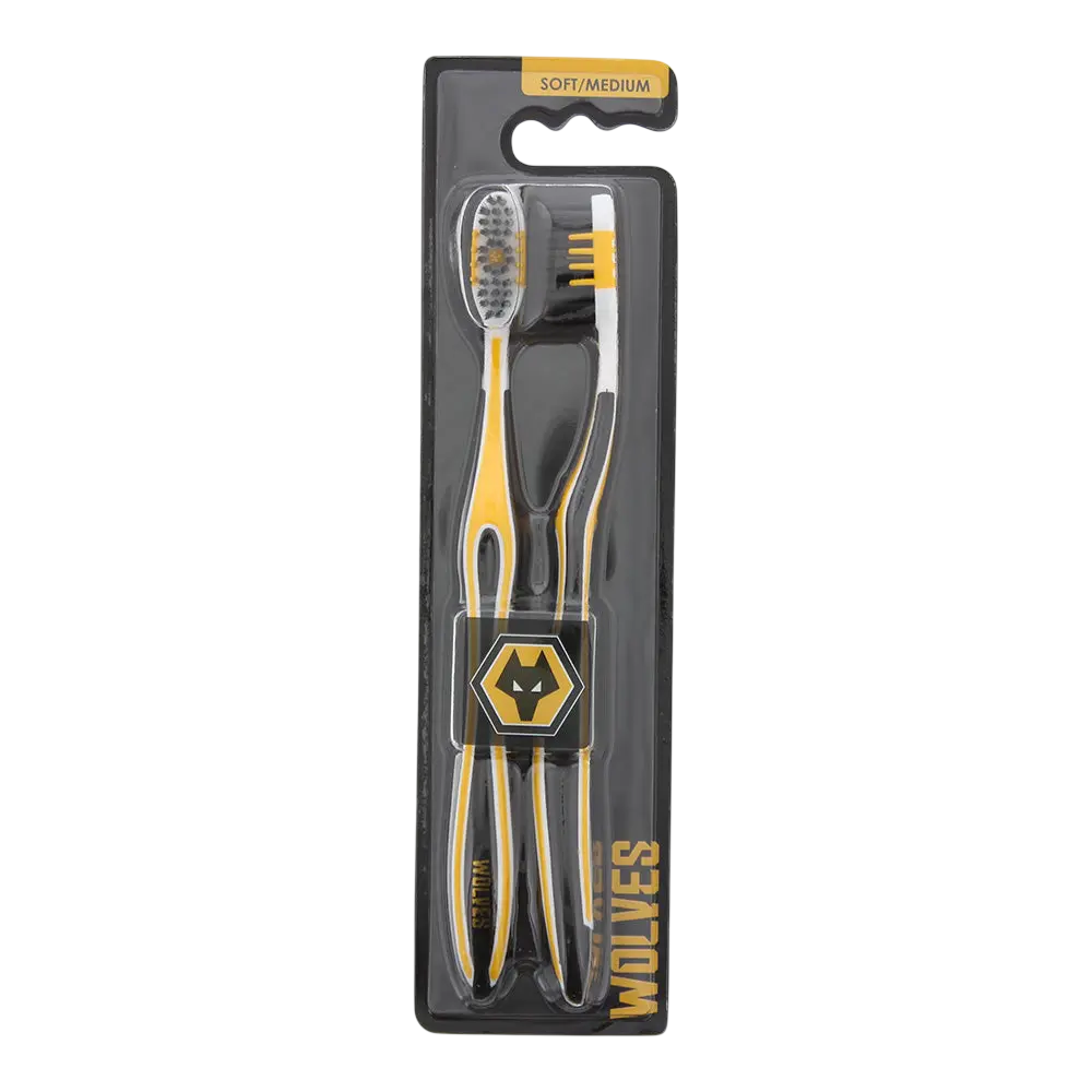 Set, Epl, Wolves, Toothbrush, 2 pcs - Feel You