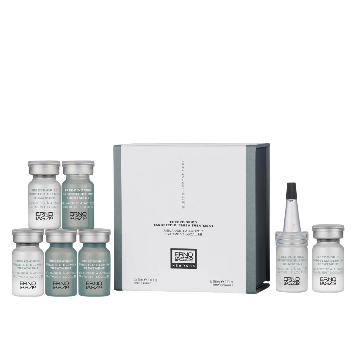 Set, Erno Laszlo, Freeze-Dried Targeted Blemish, Anti-Blemish, Local Treatment Serum, For Face, 6 pcs, 315 ml - Feel You