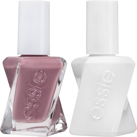 Set Essie: Gel Couture, Gel Couture, Semi-Permanent Nail Polish, 63, Take Me To Thread, 13.5 ml + Gel Couture, Top Coat, Semi-Permanent Nail Polish, 13.5 ml - Feel You