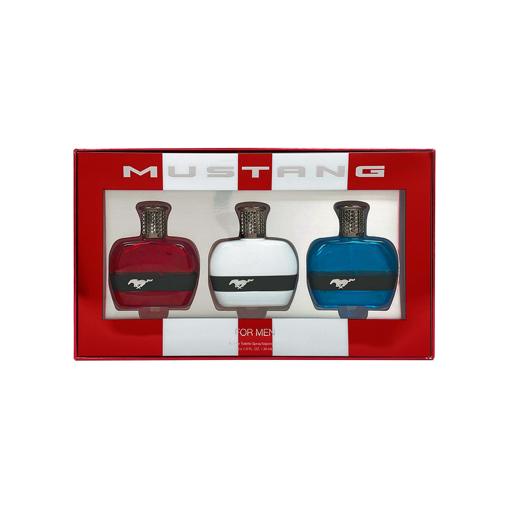 Set Ford: Mustang Blue, Eau De Toilette, For Men, 30 ml + Mustang Red, Eau De Toilette, For Men, 30 ml + Mustang White, Eau De Toilette, For Men, 30 ml - Feel You