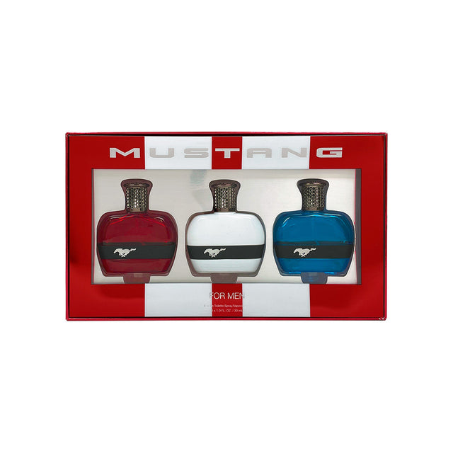 Set Ford: Mustang Blue, Eau De Toilette, For Men, 30 ml + Mustang Red, Eau De Toilette, For Men, 30 ml + Mustang White, Eau De Toilette, For Men, 30 ml - Feel You