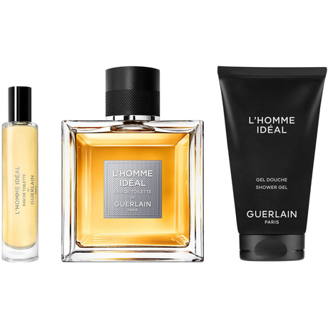 Set Guerlain: L'Homme Ideal, Eau De Toilette, For Men, 100 ml + L'Homme Ideal, Eau De Toilette, For Men, 10 ml + L'Homme Ideal, Hydrating, Shower Gel, All Skin Types, 75 ml - Feel You