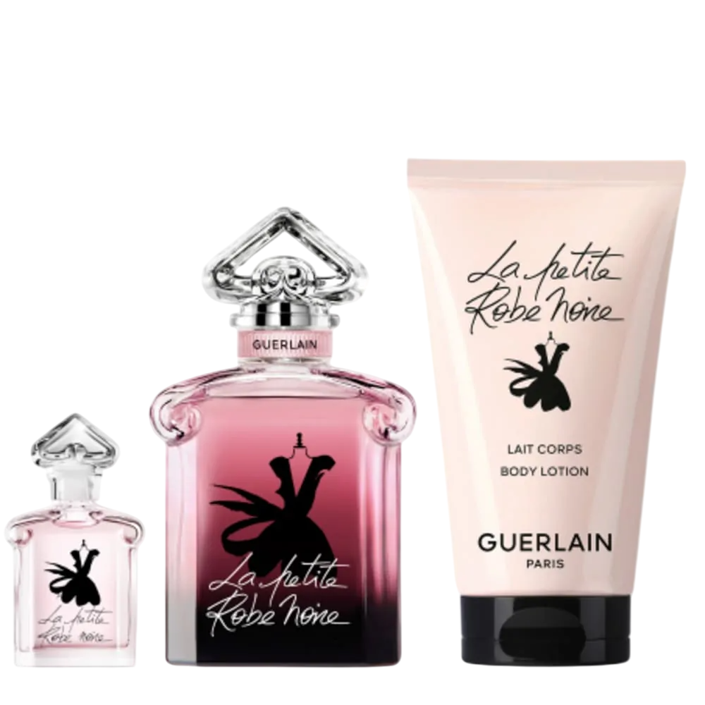 Set Guerlain: La Petite Robe Noire Intense, Eau De Parfum, For Women, 50 ml + La Petite Robe Noire Intense, Eau De Parfum, For Women, 5 ml + La Petite Robe Noire Intense, Hydrating, Body Lotion, 75 ml - Feel You