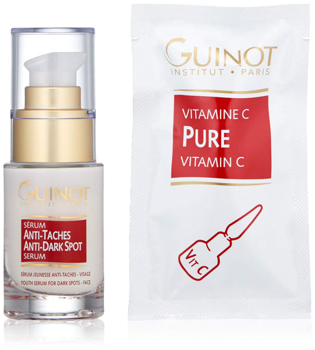 Set Guinot: Anti-Taches, Anti-Dark Spots, Serum, For Face, 23.5 ml + Pure, Vitamin C, Serum, For Face, 1.5 ml - Feel You