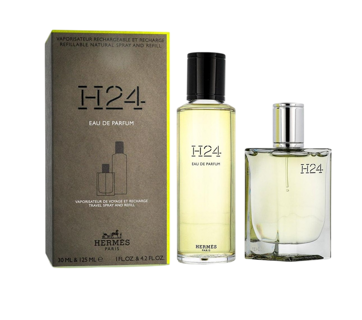 Set Hermes: H24, Eau De Parfum, For Men, 30 ml + H24, Eau De Parfum, For Men, Refill, Refillable, 125 ml - Feel You