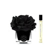Set Herve Gambs: Ombre Patchouli, Room Spray, 10 ml + Black Couture Flower, Porcelain, Aroma Reed Diffuser, Black - Feel You