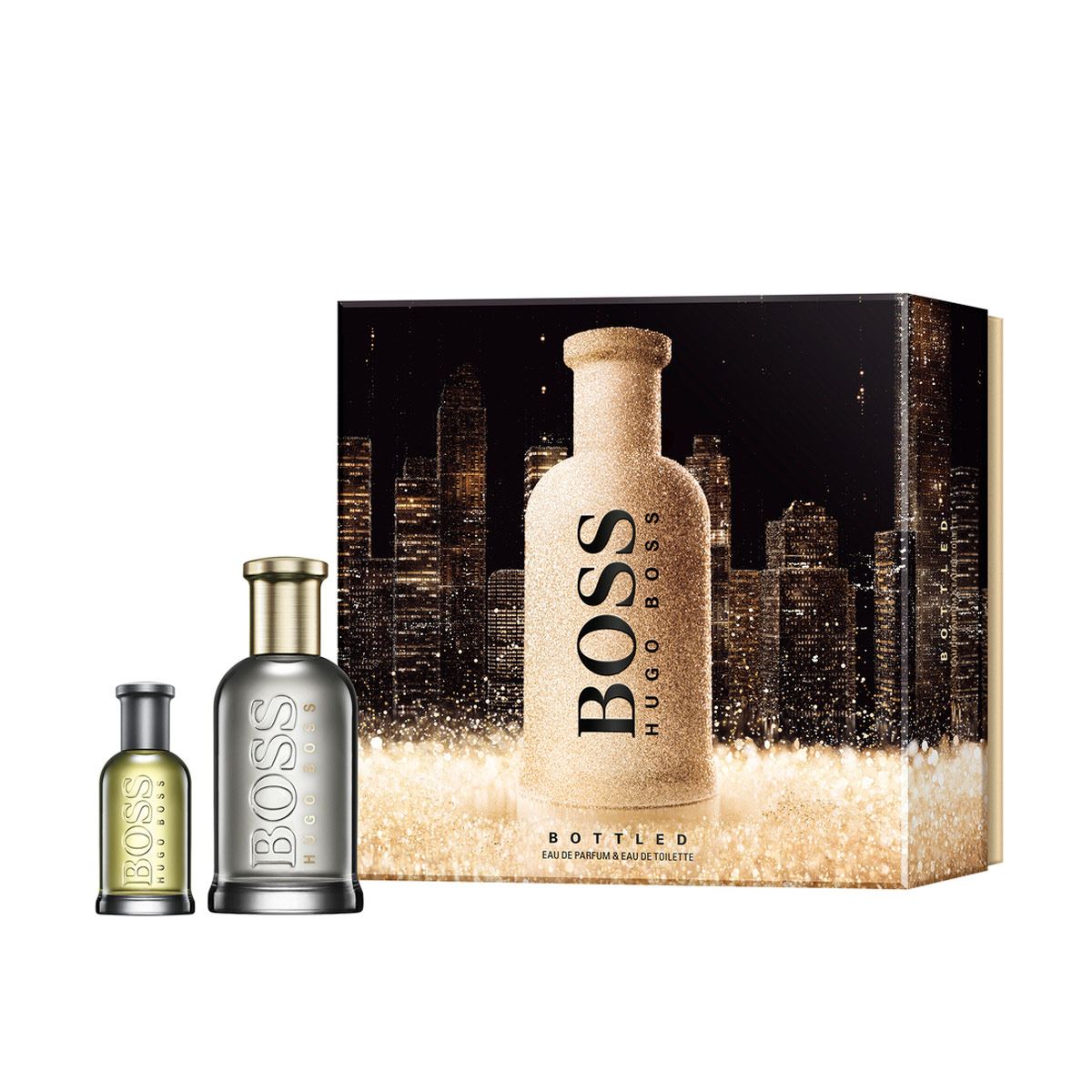 Set Hugo Boss: Boss Bottled, Eau De Parfum, For Men, 100 ml + Boss Bottled, Eau De Toilette, For Men, 30 ml - Feel You