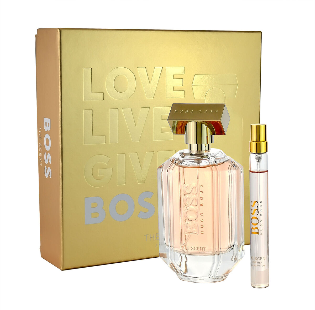 Set Hugo Boss: The Scent, Eau De Parfum, For Women, 100 ml + The Scent, Eau De Parfum, For Women, 10 ml - Feel You