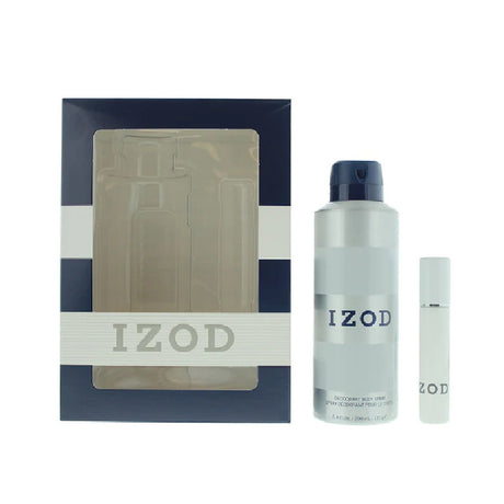 Set Izod: White, Eau De Toilette, For Men, 15 ml + White, Scented Spray, For Men, 200 ml - Feel You