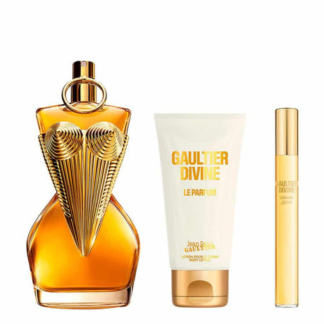 Set Jean Paul Gaultier: Divine Le Parfum, Eau De Parfum, For Women, 100 ml + Divine Le Parfum, Eau De Parfum, For Women, 10 ml + Divine Le Parfum, Daily, Body Lotion, Body, 75 ml - Feel You