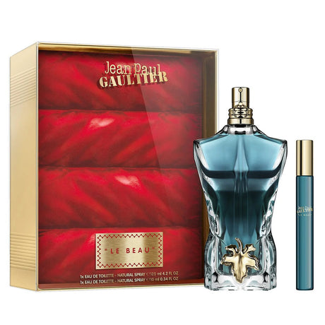Set Jean Paul Gaultier: Le Beau, Eau De Toilette, For Men, 125 ml + Le Beau, Eau De Toilette, For Men, 10 ml - Feel You