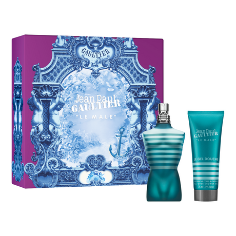 Set Jean Paul Gaultier: Le Male, Eau De Toilette, For Men, 75 ml + Le Male, Cleansing, Shower Gel, For All Skin Types, 75 ml - Feel You