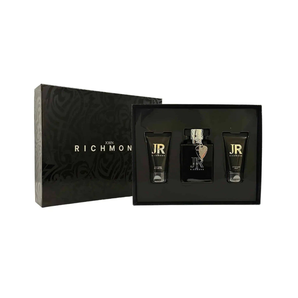 Set John Richmond: Man, Eau De Parfum, For Men, 100 ml + Man, Nourishing, Shower Gel, 50 ml + Man, After-Shave Balm, 50 ml - Feel You
