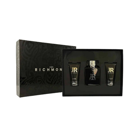Set John Richmond: Man, Eau De Parfum, For Men, 100 ml + Man, Nourishing, Shower Gel, 50 ml + Man, After-Shave Balm, 50 ml - Feel You