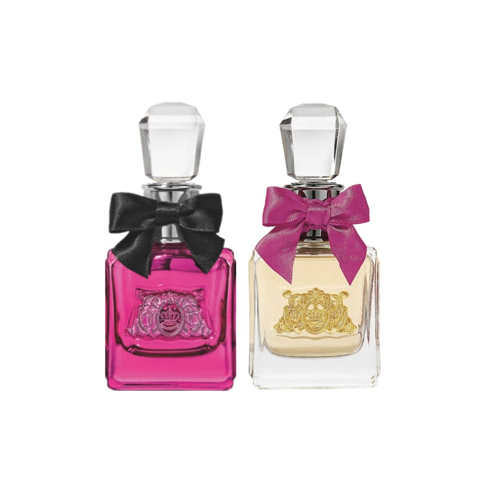 Set Juicy Couture: Viva La Juicy, Eau De Parfum, For Women, 5 ml *Miniature + Viva La Juicy Noir, Eau De Parfum, For Women, 5 ml *Miniature - Feel You