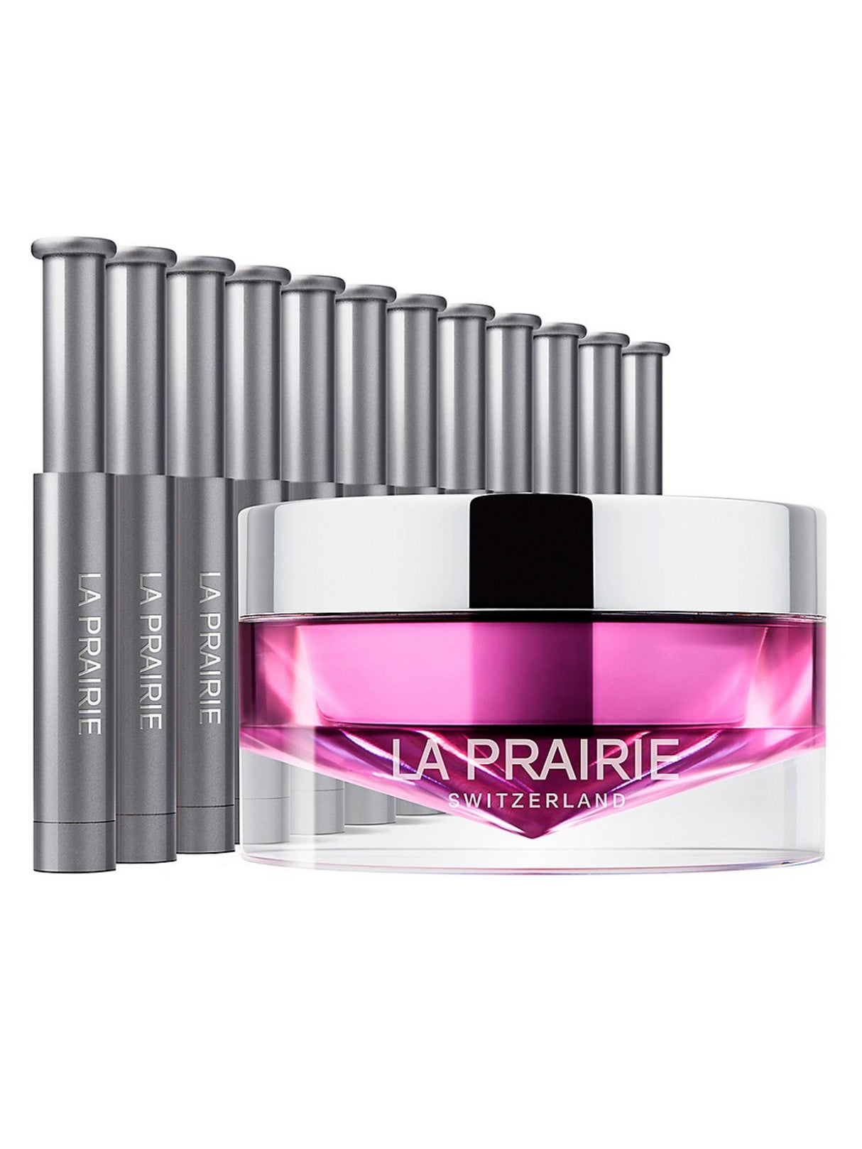 Set La Prairie: Platinum Rare Haute-Rejuvenation, Rejuvenating, Night, Cream Mask, For Face, 20 ml + Platinum Rare Haute-Rejuvenation, Rejuvenating, Night, Serum, For Face, 12 pcs, 0.7 ml - Feel You