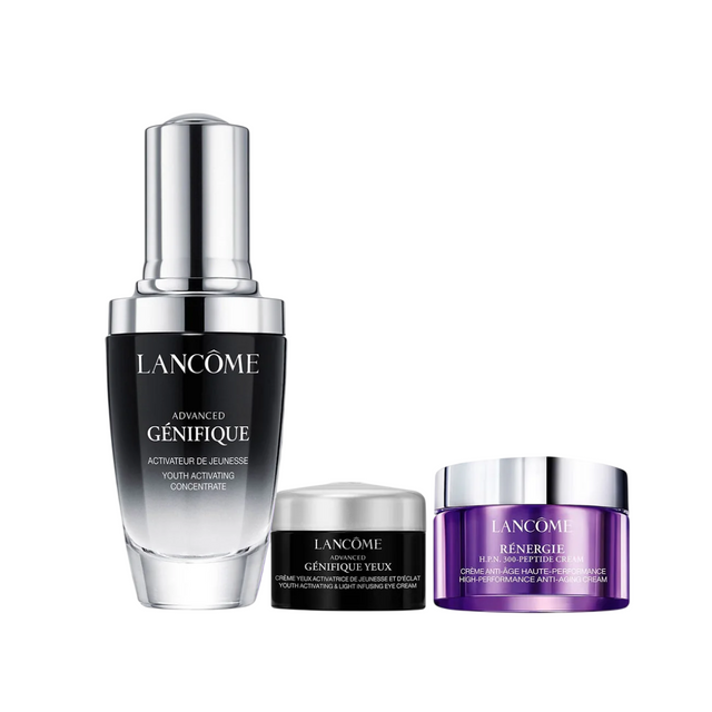 Set Lancome: Advanced Genifique, Anti-Aging, Serum, For Face, 20 ml + Advanced Genifique, Hydration, Eye Cream, 5 ml + Rénergie HPN 300-Peptide, Anti-Aging, Cream, For Face, 15 ml - Feel You